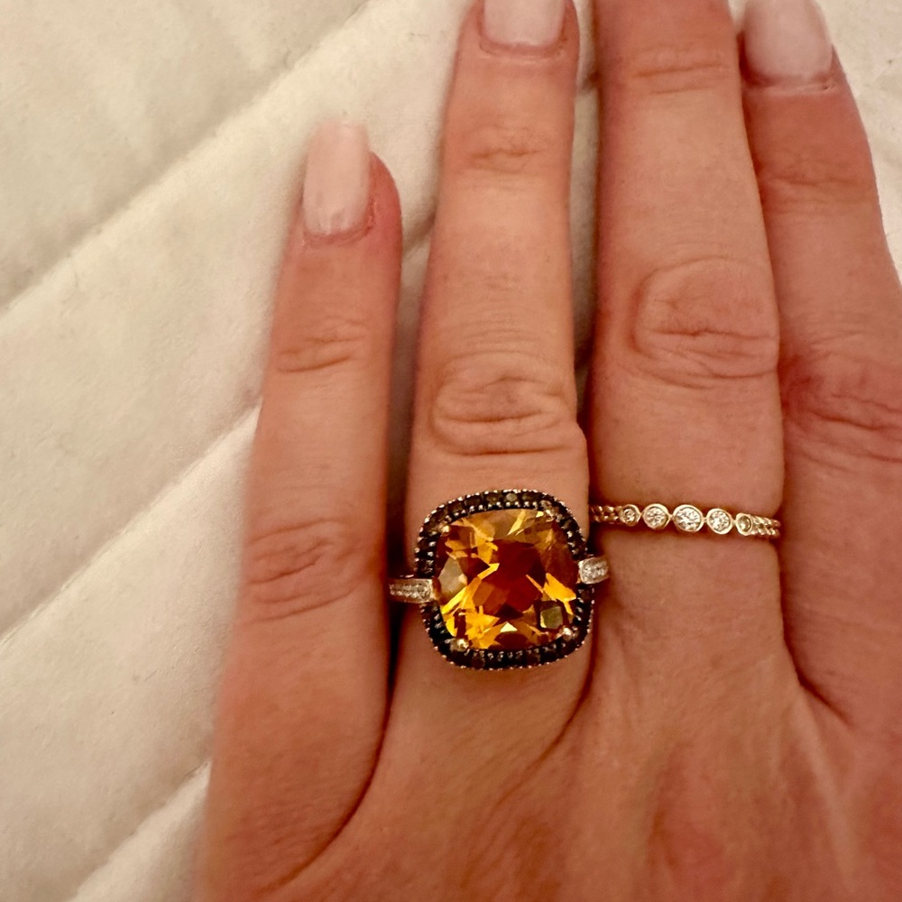 Citrine ring - Picture 2 of 3